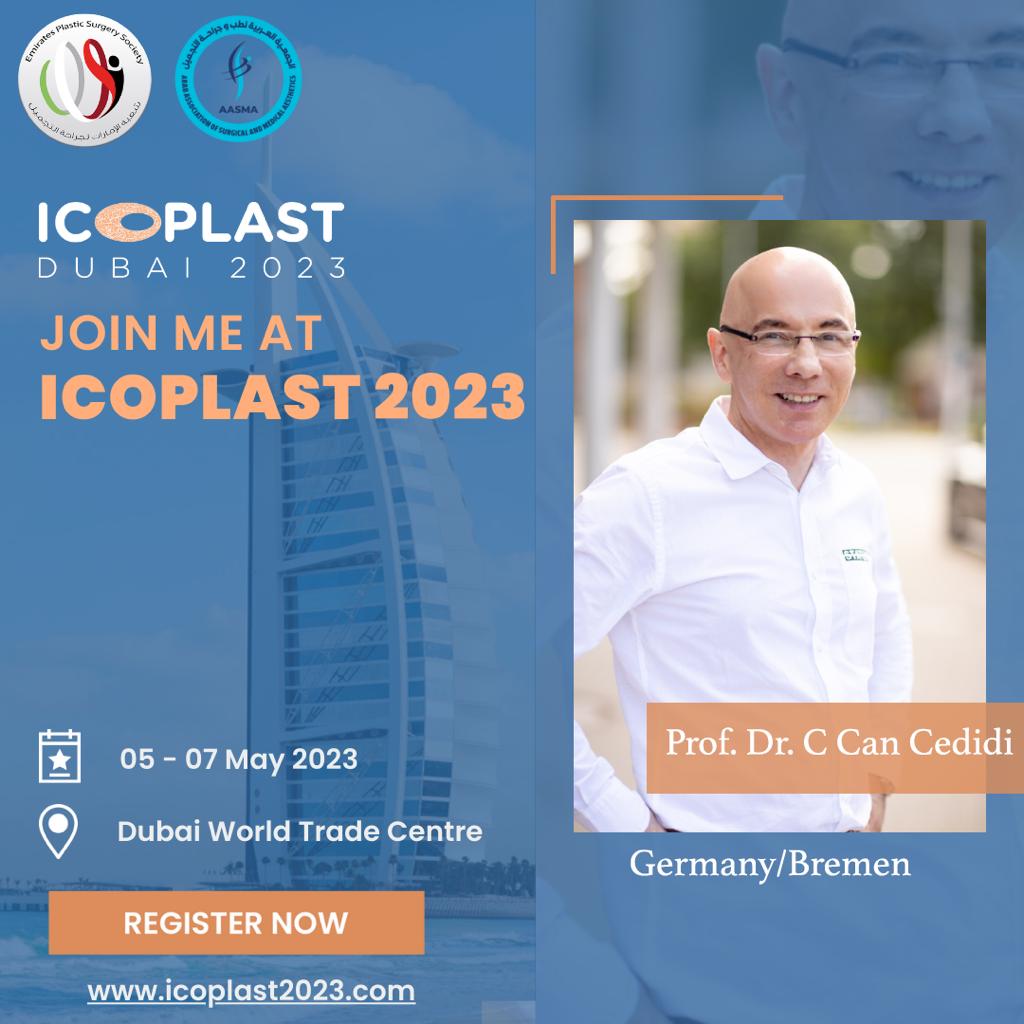 ICOPLAST2023 Dubai World Trade Centre | Prof. Dr. C Can Cedidi